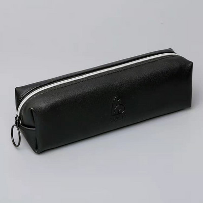 Kandiline pliiatsiümbris Nahast pliiatsikott Vintage retro tõmblukuga pliiatsiümbris kirjatarvete kotid õpilaste kontoritarvete jaoks