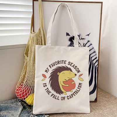 Prekrasne ručne torbice s printom cvijeća na ježu Ženske torbe na rame Ležerne platnene torbe za kupnju Djevojačke torbe Elegantna velika torba femme