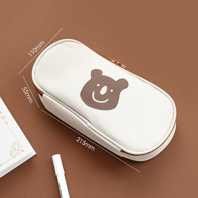 EZONE armas karu pliiatsikott õpilastele kirjatarbed Kawai multifilmi pliiatsikott Suure mahutavusega hoiukott Kosmeetikakott koolitarbed