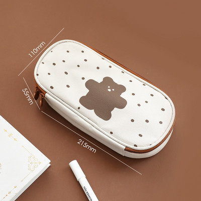 EZONE armas karu pliiatsikott õpilastele kirjatarbed Kawai multifilmi pliiatsikott Suure mahutavusega hoiukott Kosmeetikakott koolitarbed