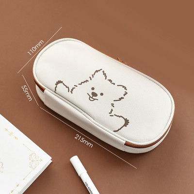 EZONE armas karu pliiatsikott õpilastele kirjatarbed Kawai multifilmi pliiatsikott Suure mahutavusega hoiukott Kosmeetikakott koolitarbed