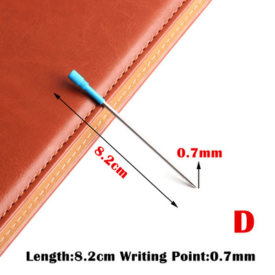 5/8/10/20 bucăți/set GENKKY rezerve de pix cu bile cu ridicata, 0,7 mm, cu lungime diferită, cu cerneală albastră și neagră.