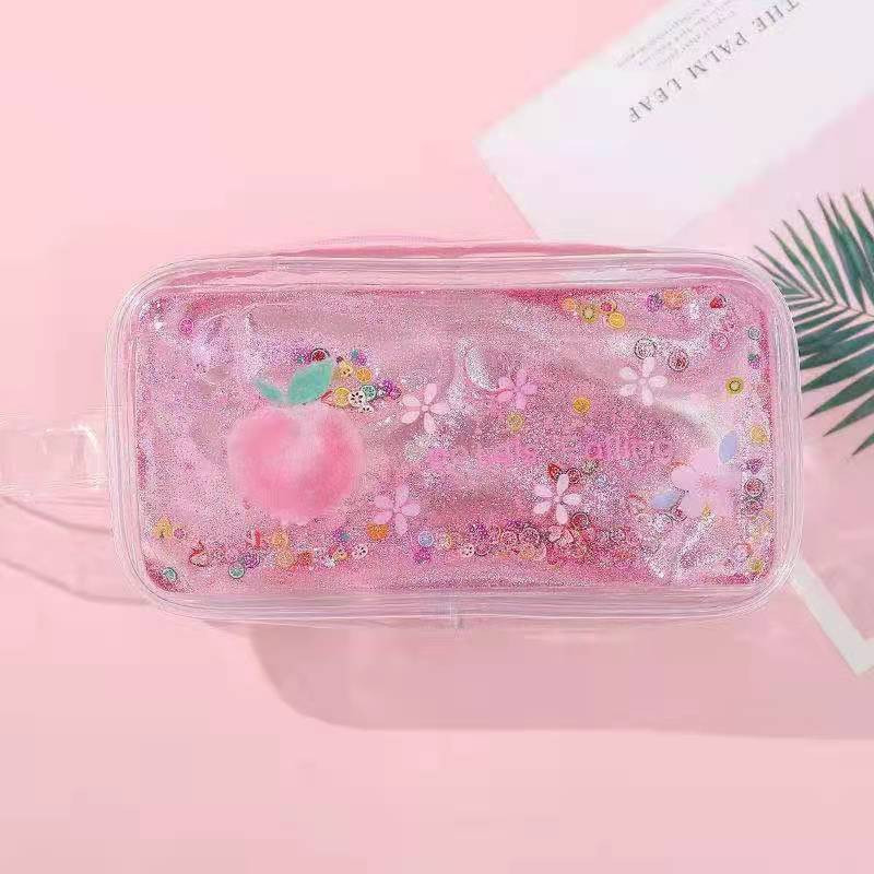 Sädelevad pliiatsikotid koolitarbed neiu tüdrukud õpilastele kingituseks pliiatsikotid meik kosmeetikakotid reisikotid kirjatarbed