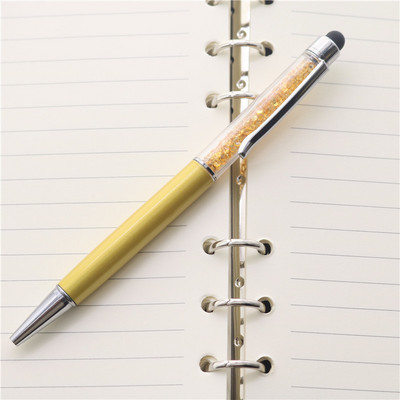 Nove zlatne olovke Metalne kemijske olovke s ugraviranim imenom Privatna laserska olovka personalizirani dar Prilagođeni logotip Uredski školski pribor