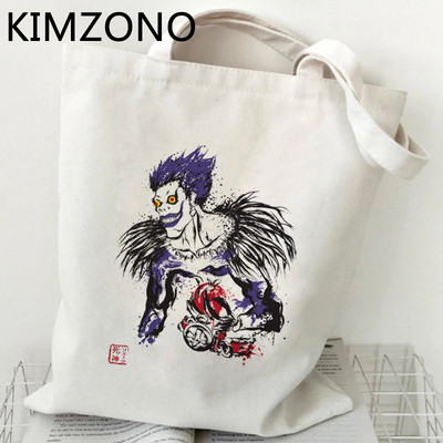 Death Note Misa Amane torba za kupnju trgovina bolsas de tela ručna torba višekratna torba platnena tkanina sacola string custom