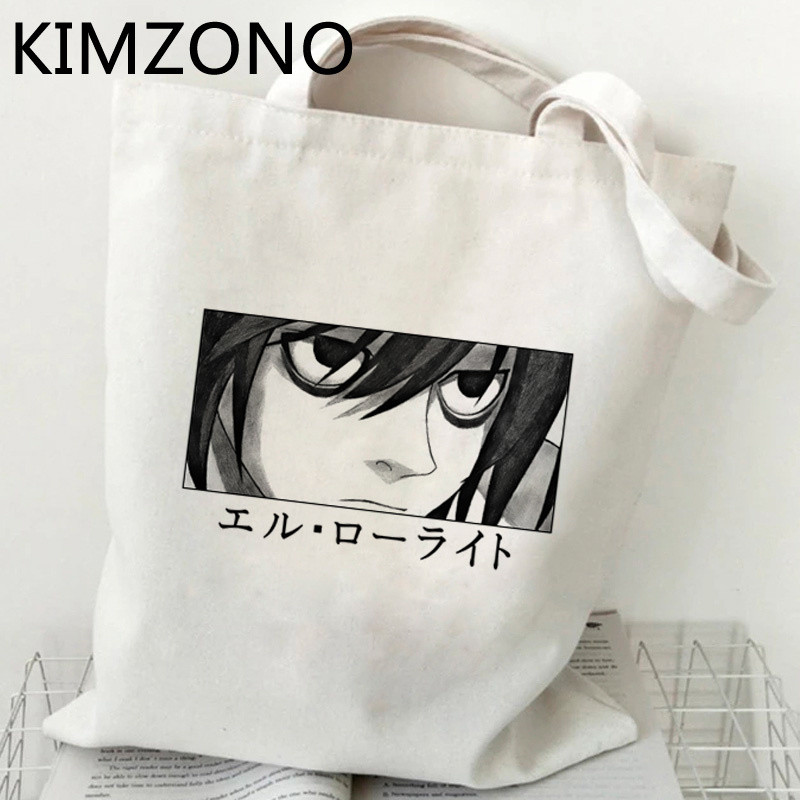 Death Note Misa Amane torba za kupnju trgovina bolsas de tela ručna torba višekratna torba platnena tkanina sacola string custom