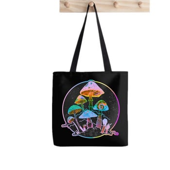 2021 Shopper Fox Tote Bag Creativity Print Tote Bag γυναικεία τσάντα Harajuku shopper κορίτσι Τσάντα αγορών Τσάντα ώμου Lady Canvas Bag