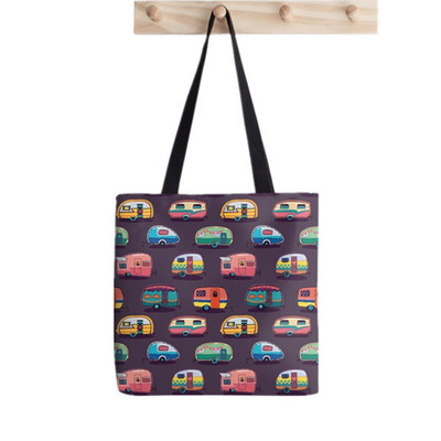 2021 Shopper Fox velika torba Kreativnost Print torba ženska Harajuku shopper torba djevojka Torba za kupovinu na rame Ženska platnena torba