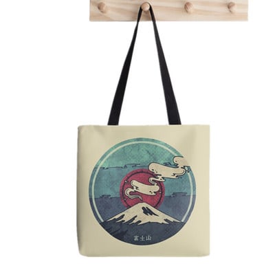 2021 Shopper Fox velika torba Kreativnost Print torba ženska Harajuku shopper torba djevojka Torba za kupovinu na rame Ženska platnena torba