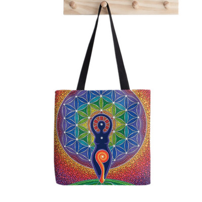 2021 Shopper Fox velika torba Kreativnost Print torba ženska Harajuku shopper torba djevojka Torba za kupovinu na rame Ženska platnena torba