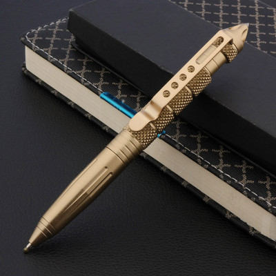 1PC NOVA visokokvalitetna taktička obrambena olovka u metalnim bojama Uredske kemijske olovke za učenike