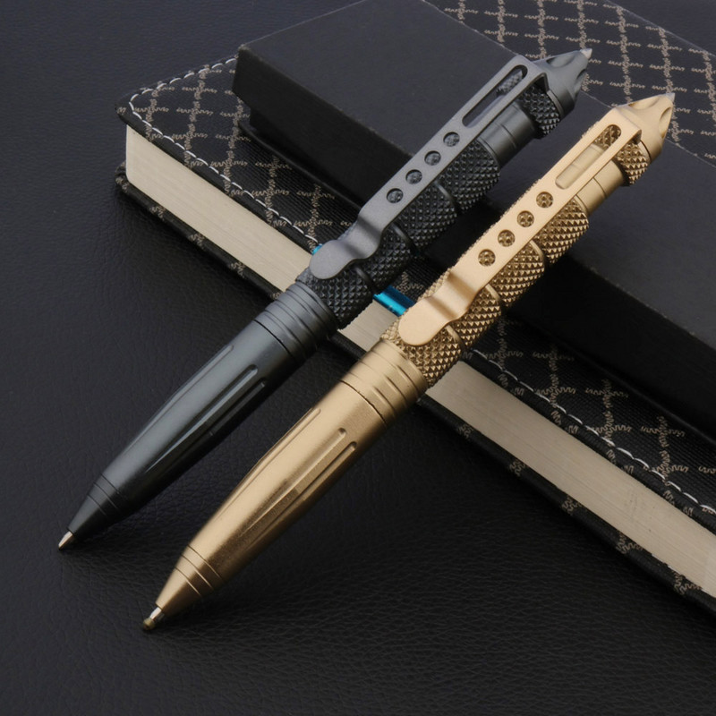 1PC NOVA visokokvalitetna taktička obrambena olovka u metalnim bojama Uredske kemijske olovke za učenike