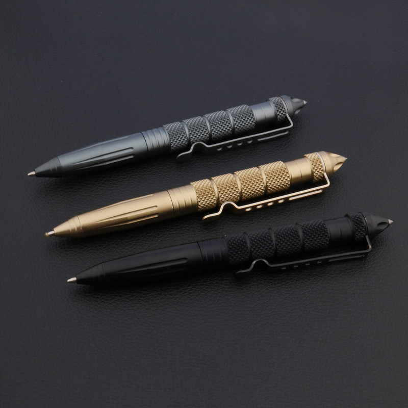 1PC NOVA visokokvalitetna taktička obrambena olovka u metalnim bojama Uredske kemijske olovke za učenike