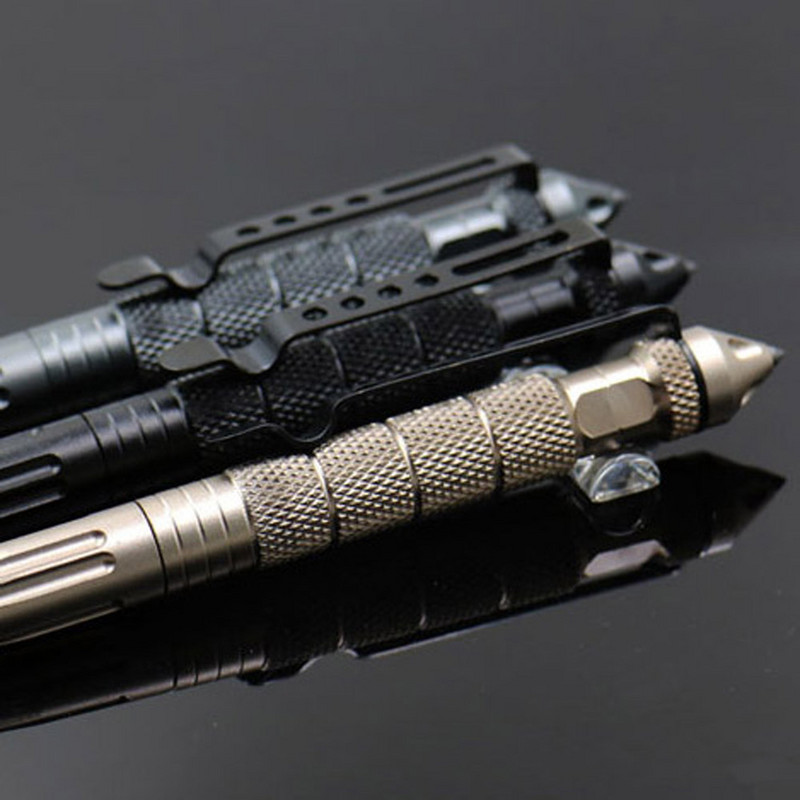 1PC NOVA visokokvalitetna taktička obrambena olovka u metalnim bojama Uredske kemijske olovke za učenike