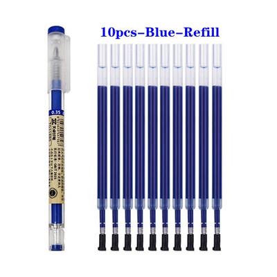 Olovke s gelom od 0,35 mm, crvena/crna/plava, šipka za punjenje tinte, japanska olovka za ručku, školski uredski pribor za pisanje.