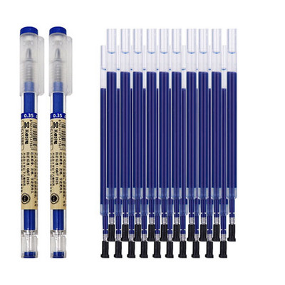 Olovke s gelom od 0,35 mm, crvena/crna/plava, šipka za punjenje tinte, japanska olovka za ručku, školski uredski pribor za pisanje.