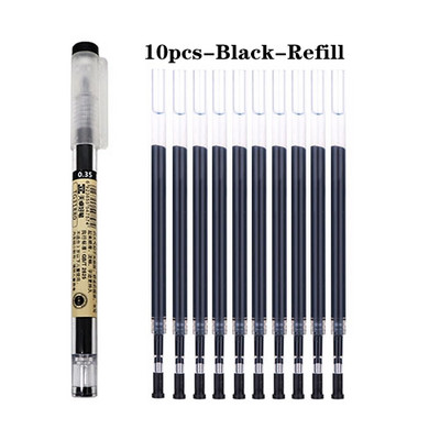 Olovke s gelom od 0,35 mm, crvena/crna/plava, šipka za punjenje tinte, japanska olovka za ručku, školski uredski pribor za pisanje.