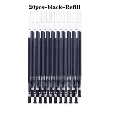 Olovke s gelom od 0,35 mm, crvena/crna/plava, šipka za punjenje tinte, japanska olovka za ručku, školski uredski pribor za pisanje.