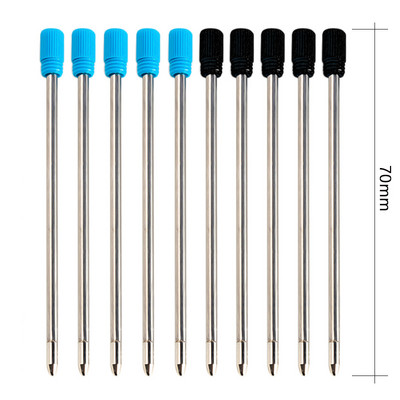 20 kom 0,5 mm dopuna za kemijsku olovku u metalnoj roli 70 mm duljine za Crystal Diamond Pen 7 cm zamjenjiva dopuna za metalnu olovku Uredsko poslovanje