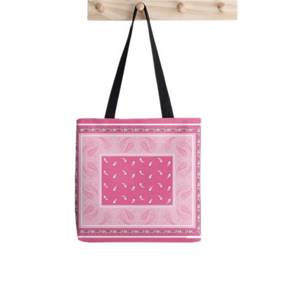 2021. shopper zelena torba s uzorkom bandana ženska torba Harajuku shopper torba za djevojku torba za kupovinu na rame ženska platnena torba