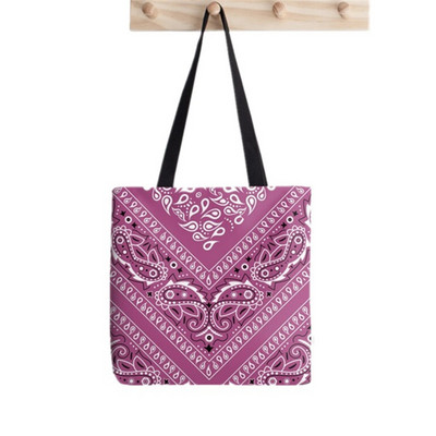 2021. shopper zelena torba s uzorkom bandana ženska torba Harajuku shopper torba za djevojku torba za kupovinu na rame ženska platnena torba