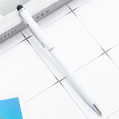 Novi prilagođeni LOGO Metalni kapacitivni zaslon osjetljiv na dodir Kemijske olovke Višenamjenska poklon olovka u boji Ručno izrađen uredski pribor za pisanje