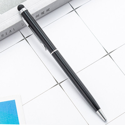 Novi prilagođeni LOGO Metalni kapacitivni zaslon osjetljiv na dodir Kemijske olovke Višenamjenska poklon olovka u boji Ručno izrađen uredski pribor za pisanje