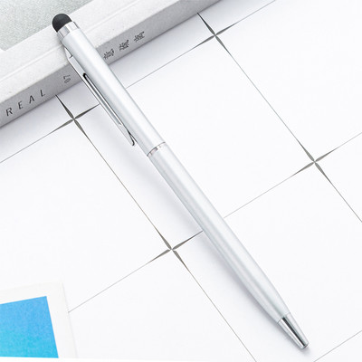 Novi prilagođeni LOGO Metalni kapacitivni zaslon osjetljiv na dodir Kemijske olovke Višenamjenska poklon olovka u boji Ručno izrađen uredski pribor za pisanje