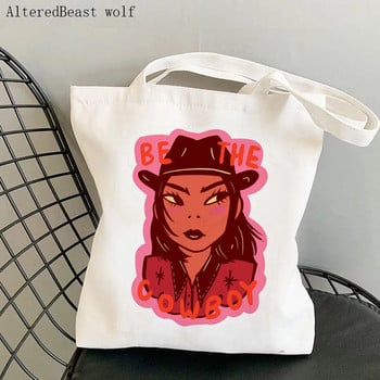 Γυναικεία τσάντα ώμου Mitski Cartoon τυπωμένη τσάντα Harajuku Shopping Canvas Shopper Τσάντα για κορίτσι Τσάντα ώμου Tote Lady Bag