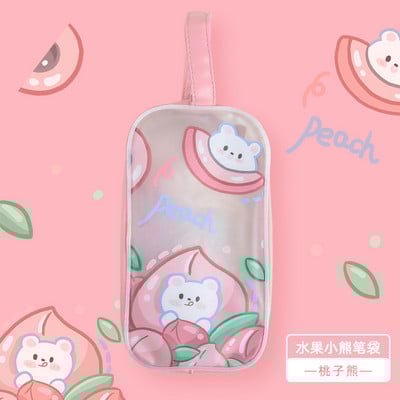 Trusa transparentă pentru creion Papetărie Kawaii Husă pentru creion Trousse Scolaire Astuccio Estojo Escolar Piornik Truse pentru fete