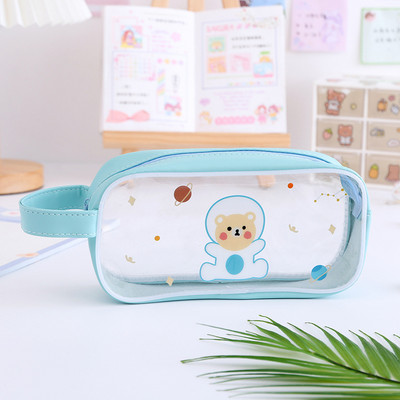 Trusa transparentă pentru creion Papetărie Kawaii Husă pentru creion Trousse Scolaire Astuccio Estojo Escolar Piornik Truse pentru fete