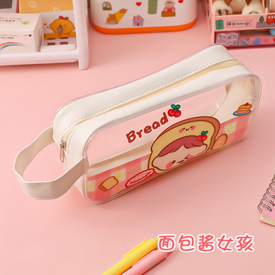 Trusa transparentă pentru creion Papetărie Kawaii Husă pentru creion Trousse Scolaire Astuccio Estojo Escolar Piornik Truse pentru fete
