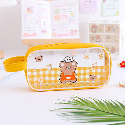 Trusa transparentă pentru creion Papetărie Kawaii Husă pentru creion Trousse Scolaire Astuccio Estojo Escolar Piornik Truse pentru fete