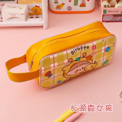 Trusa transparentă pentru creion Papetărie Kawaii Husă pentru creion Trousse Scolaire Astuccio Estojo Escolar Piornik Truse pentru fete