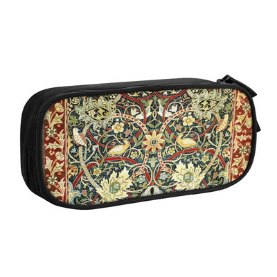 Fox and Hares by William Morris Pernice za djevojčice i dječake po narudžbi s cvjetnim tekstilnim uzorkom, kutija za olovke velikog kapaciteta, torba za pisma