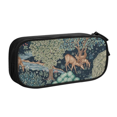 Fox and Hares by William Morris Pernice za djevojčice i dječake po narudžbi s cvjetnim tekstilnim uzorkom, kutija za olovke velikog kapaciteta, torba za pisma