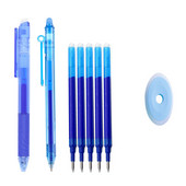 7Pcs 0,7 mm 0,5 mm Изтриваем пълнител за писалка 8 цветно мастило Миеща се дръжка Превключвател за въртене на офис аксесоари Прибираща се химикалка