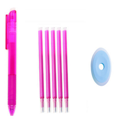 7Pcs 0,7 mm 0,5 mm Изтриваем пълнител за писалка 8 цветно мастило Миеща се дръжка Превключвател за въртене на офис аксесоари Прибираща се химикалка