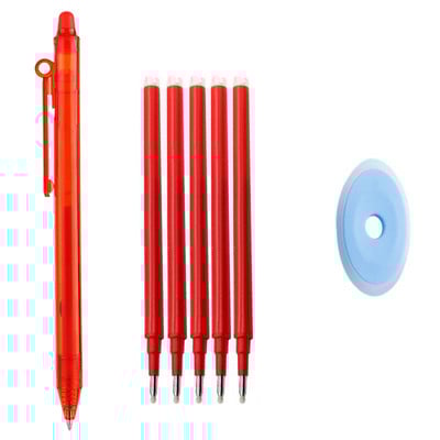 7Pcs 0,7 mm 0,5 mm Изтриваем пълнител за писалка 8 цветно мастило Миеща се дръжка Превключвател за въртене на офис аксесоари Прибираща се химикалка