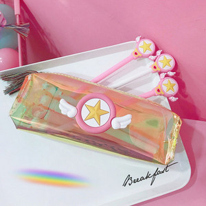 Magic star wings Ιριδίζουσα μολυβοθήκη λέιζερ Σχολικά είδη γραφικής ύλης Δώρο σχολείο χαριτωμένη μολυβοθήκη Σχολικά εργαλεία