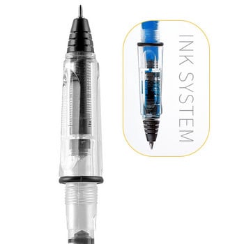 Διαφανές στυλό τύπου στυλό 0,4/0,5 mm Creative Can Absorb Ink Roller Ball Στυλό για Προμήθειες Γραφείου Σχολείου