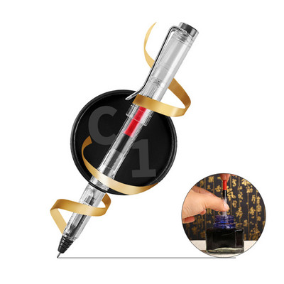 Διαφανές στυλό τύπου στυλό 0,4/0,5 mm Creative Can Absorb Ink Roller Ball Στυλό για Προμήθειες Γραφείου Σχολείου