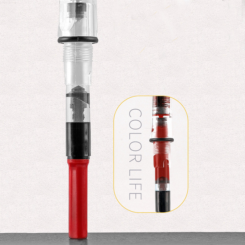 Pix transparent de tip stilou, 0,4/0,5 mm, creativ, care poate absorbi cerneală, pixuri cu bile pentru birou, școală, materiale de scris