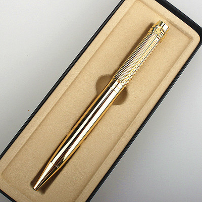 visokokvalitetne metalne gel olovke od nehrđajućeg čelika, 0,7 mm Fine Point crna tinta Kemijska olovka za potpis 0,7 mm Dodaci za vrh