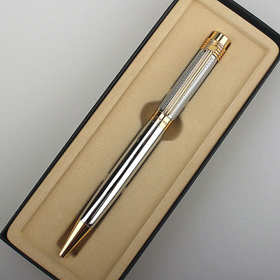 visokokvalitetne metalne gel olovke od nehrđajućeg čelika, 0,7 mm Fine Point crna tinta Kemijska olovka za potpis 0,7 mm Dodaci za vrh