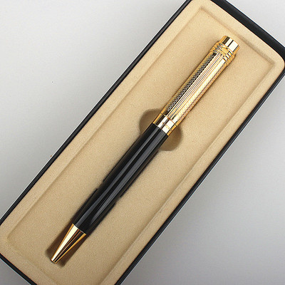 visokokvalitetne metalne gel olovke od nehrđajućeg čelika, 0,7 mm Fine Point crna tinta Kemijska olovka za potpis 0,7 mm Dodaci za vrh