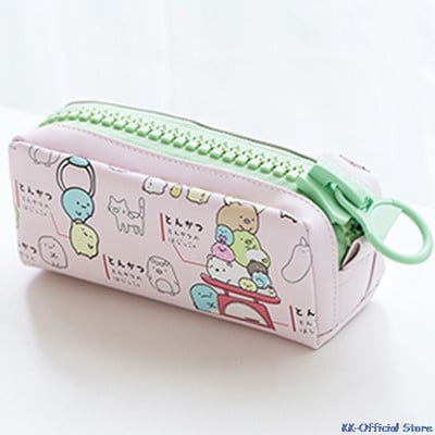 Slatka i kawaii životinjska školska pernica s patentnim zatvaračem od PU kože, velika torba za pohranu, pernica za uredski materijal za studente