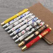 1kom visokokvalitetna metalna keramička olovka Kineska slika 0,5 MM crna tinta s punjenjem Roler olovka za pisanje