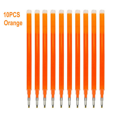 DELVTCH 0,7 mm 0,5 mm izbrisivo punjenje za olovku, plava crna ručka s tintom u 8 boja, ured, škola, rotacijski prekidač, uvlačiva izbrisiva gel olovka