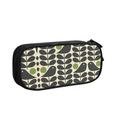 Orla Kiely skandináv virágos művészeti ceruza toll lány fiúknak, nagy tárolóhely század közepén, modern ceruzatasak iskolai kiegészítők